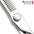 SUS440C W-Tooth Barber Scissors para diluição